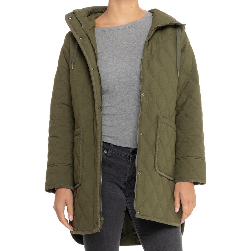 Olive Quilted Women's Jacket
